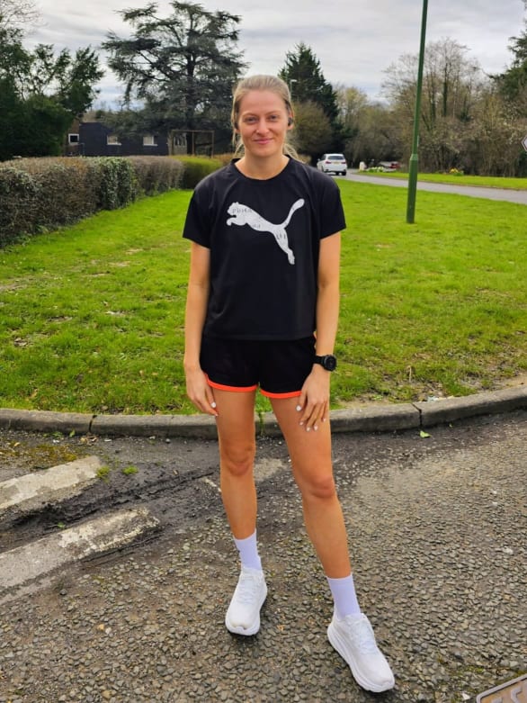 Natalie Smith, part of #TeamDEBRA for the 2024 London Marathon