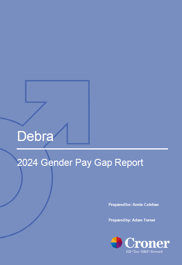 2024 gender pay gap report cover