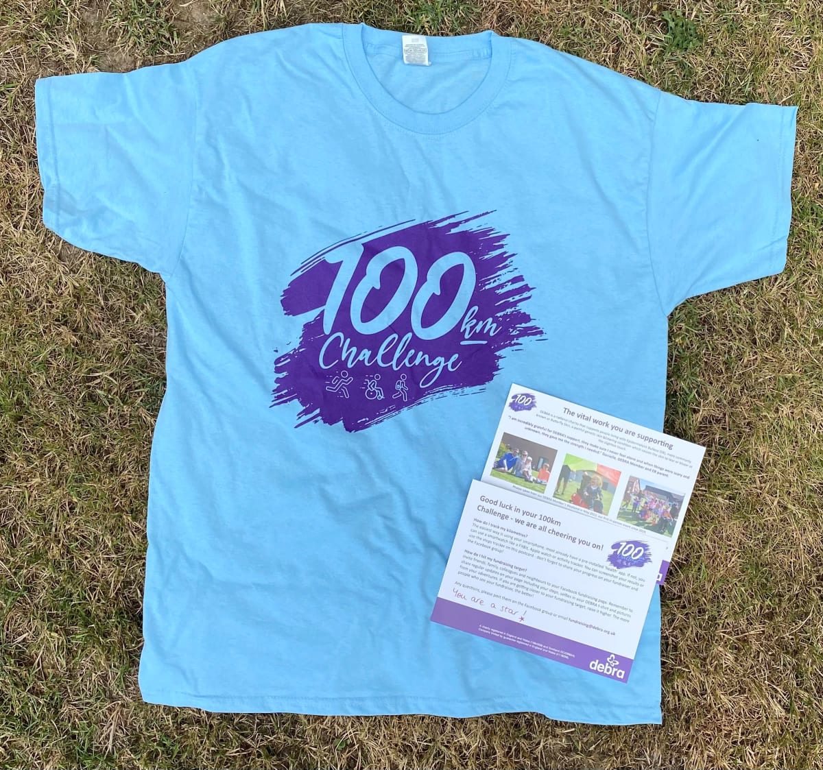 100km challenge starter oack with t shirt