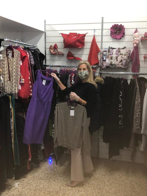 DEBRA Patron HRH The Countess of Wessex volunteers at Berkshire charity shop