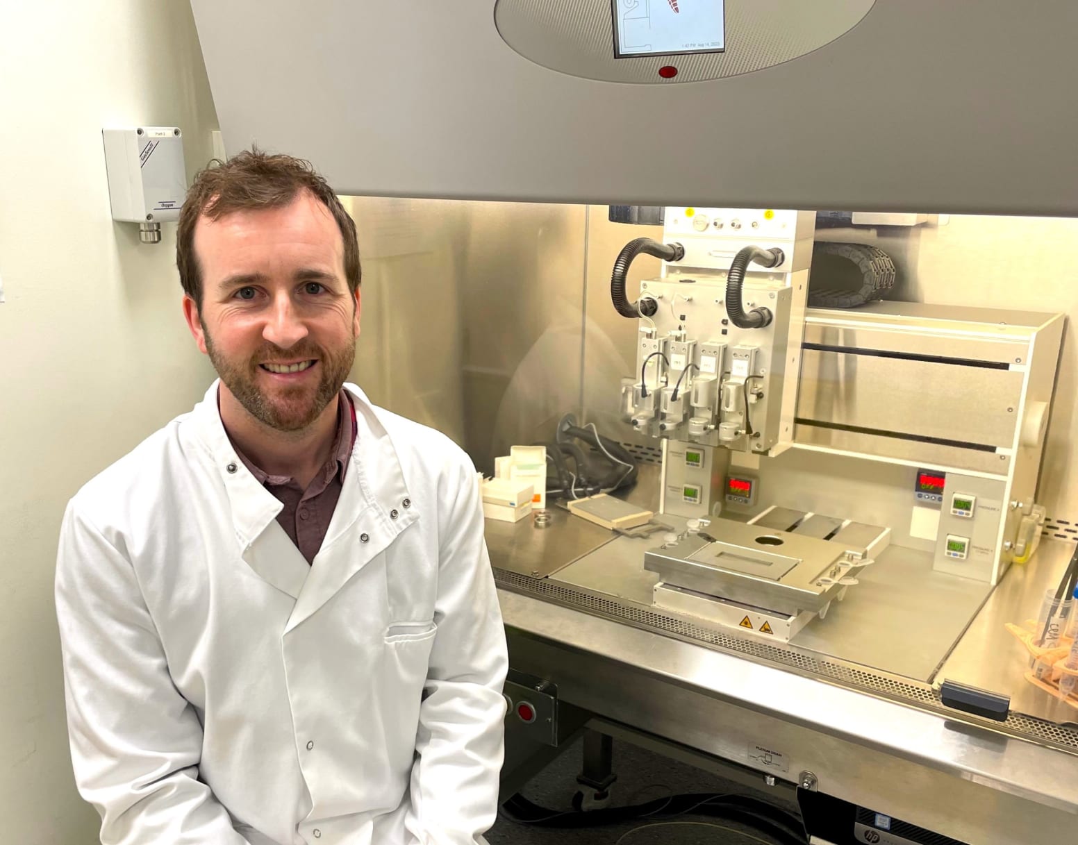 Researcher John Connelly in his lab