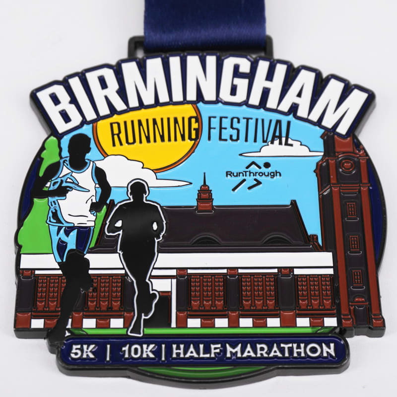Birmingham running festival medal