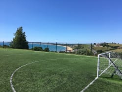 Weymouth holiday home football pitch and sea view at Weymouth